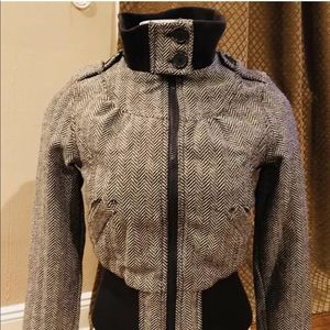 NWT Apollo tweed bomber jacket size small